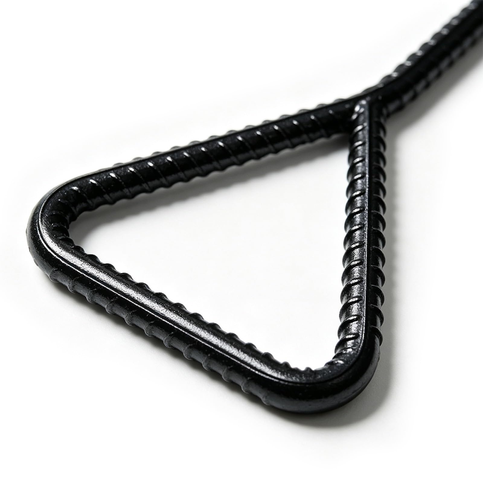Paquete de 2 Ganchos en Forma de J para Barra de Refuerzo | Herramienta de palanca de barra de refuerzo de agarre triangular, varilla de 3/8 y 1/2 pulg.(12mm/0.5in Thick,35cm/13.8in)