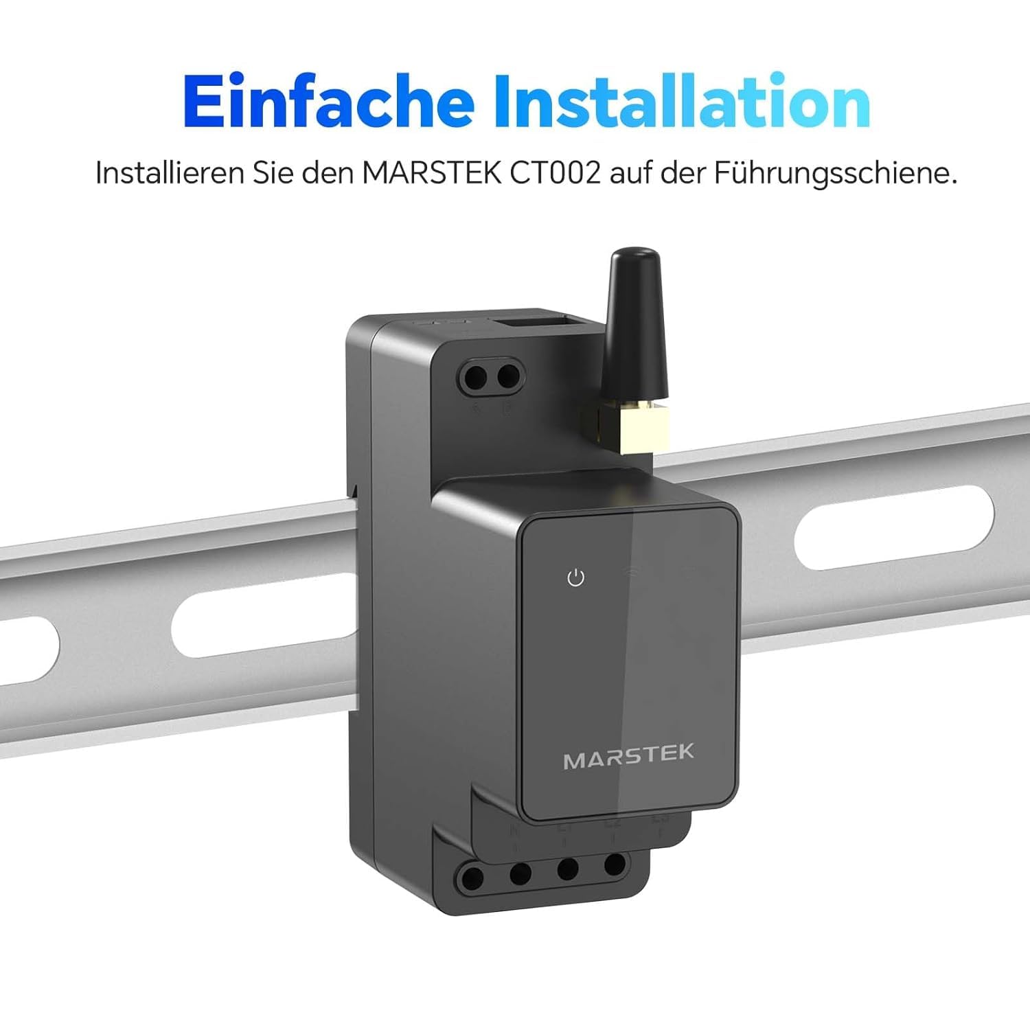 Smarter Zähler CT002 für Marstek 2500D mit Jupiter Serie,Kabellos mit WLAN/Bluetooth, 10 Jahre Garantie, Spart Stromkosten – Schnelle Installation - Nur für Privatpersonen – 0% MwSt