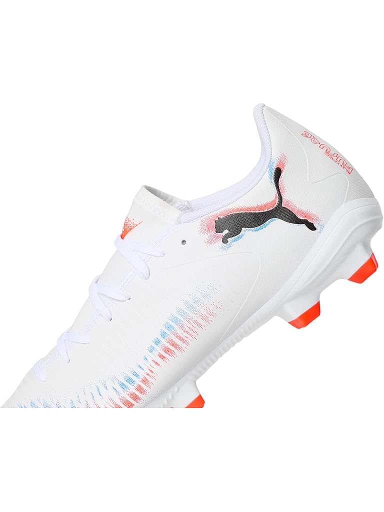 White PUMA Future 8 Play Firm, Artificial Ground Soccer Cleats