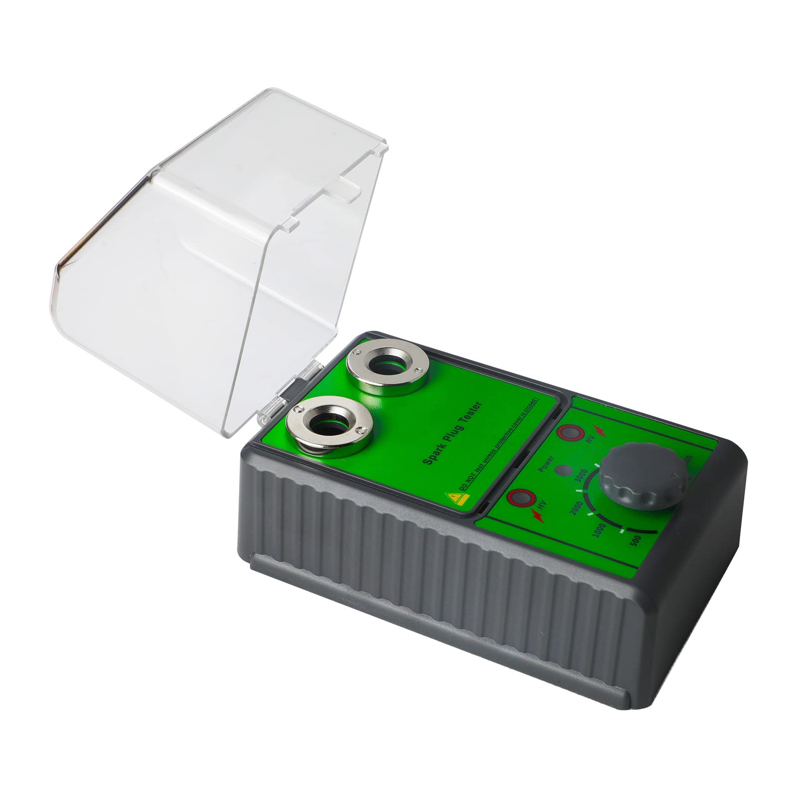 Tester per Candele per Auto Strumento per analizzatore di Candele con Presa a Doppio Foro Regolabile, Tester per scintille da 220 V per Veicolo a Benzina da 12 V per Candela da 12 mm