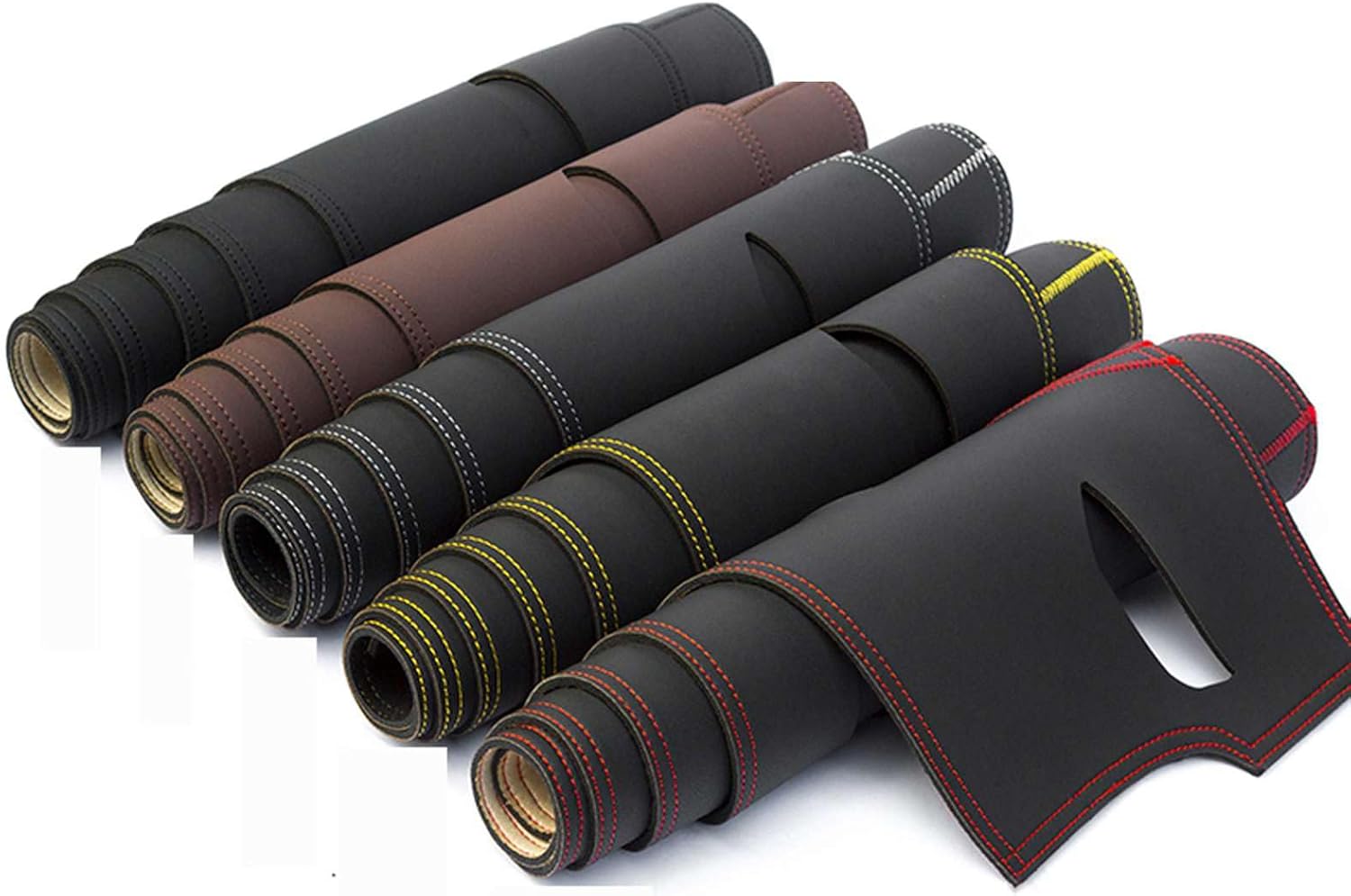 LXURY Leather Dashmat Dashboard Cover Pad Dash Mat Carpet,Fits for Maserati Ghibli 2014 2015 2016 2017 2018-2023 Accessories