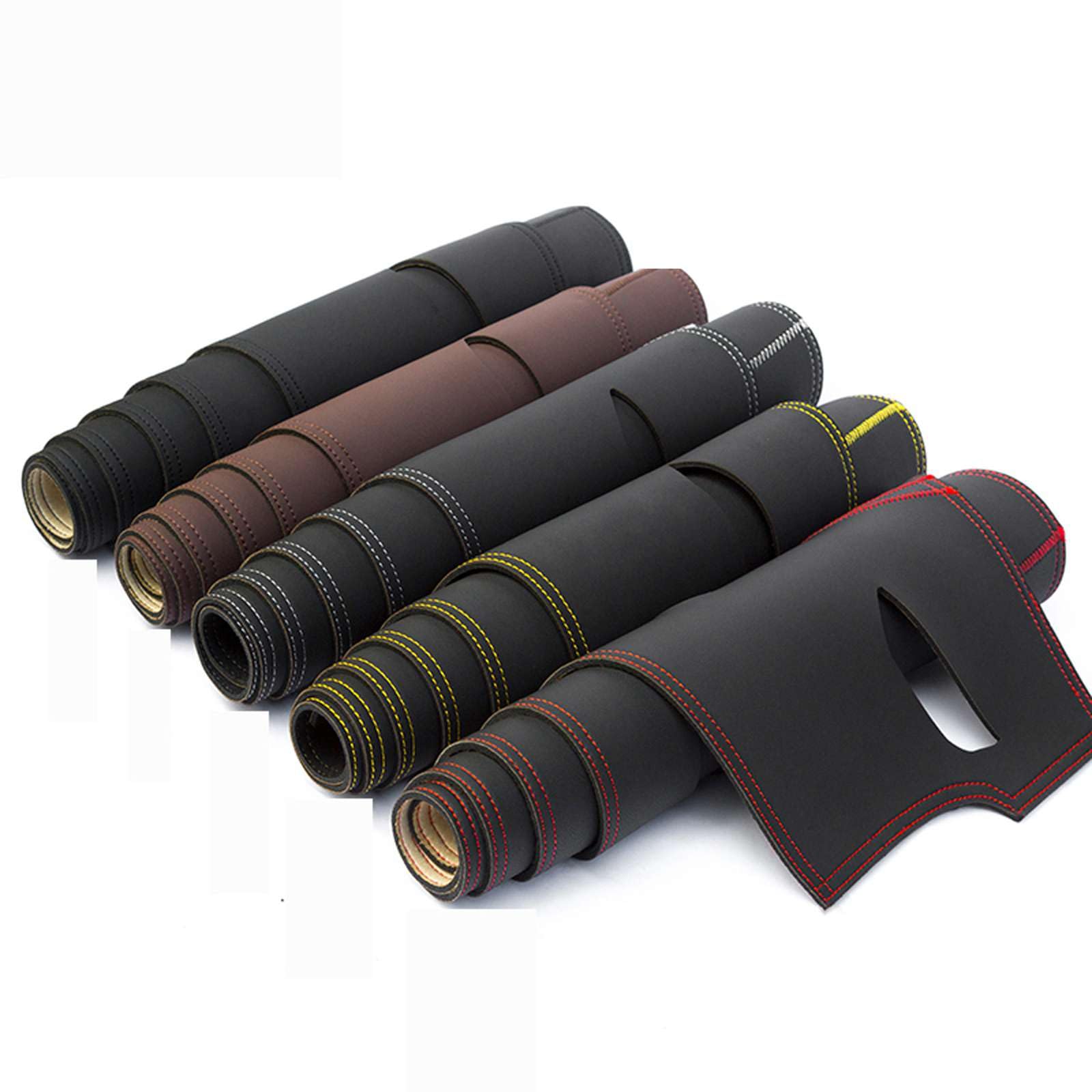 LXURY Leather Dashmat Dashboard Cover Pad Dash Mat Carpet,Fits for BMW X1 F48 2016 2017 2018 2019 2020-2022 Accessories