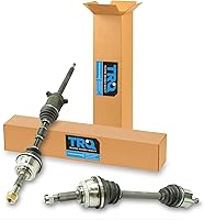 Vista 449 de TRQ Juego de conjunto de eje de transmisión CV delantero para conductor y pasajero, 2 piezas, compatible con Ford Explorer 4WD 95-01, Explorer AWD