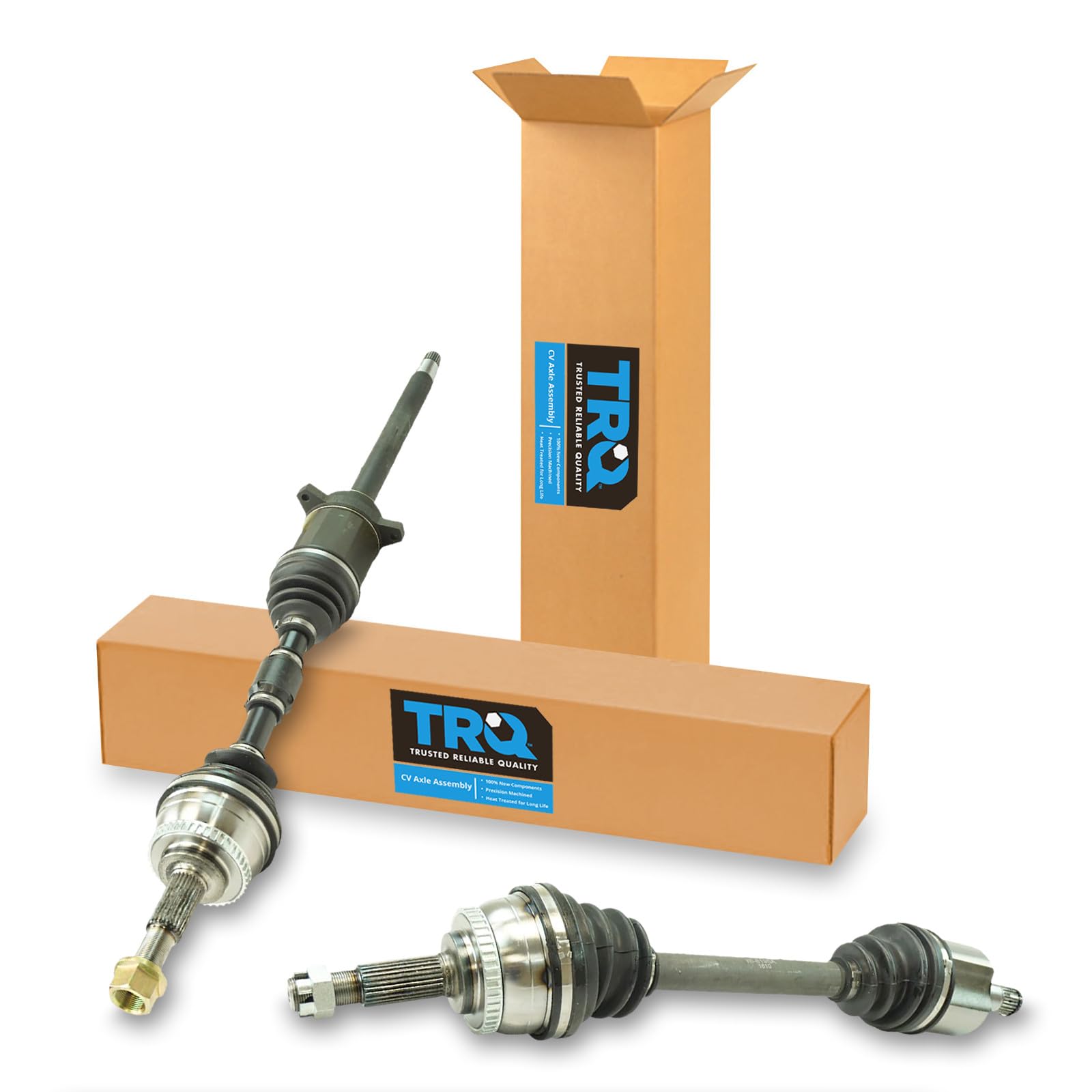 TRQ Front Driver and Passenger Side CV Axle Assembly Set 2 Piece