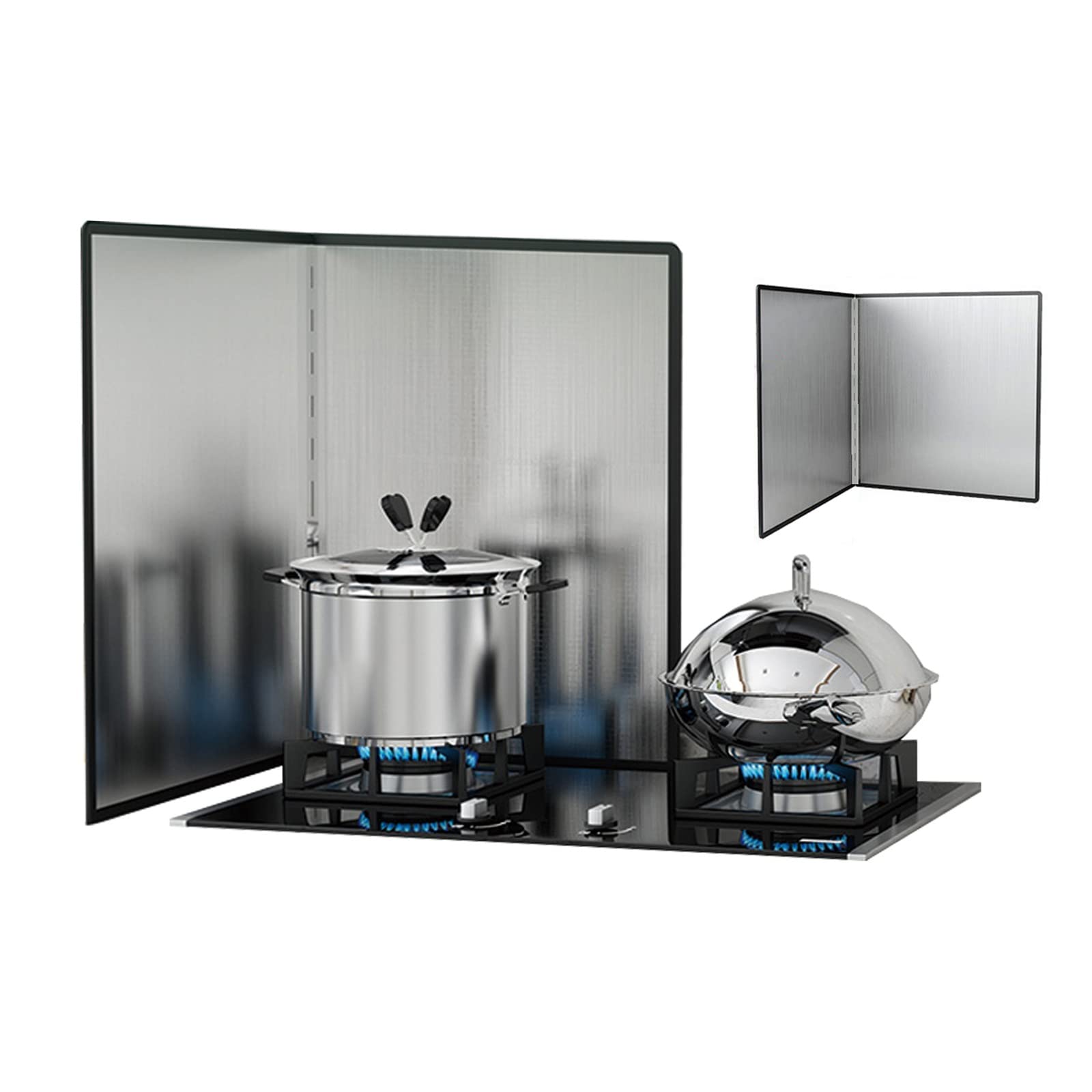 Pare-éclaboussures de cuisson pliable pour éliminer les taches de graisse murales