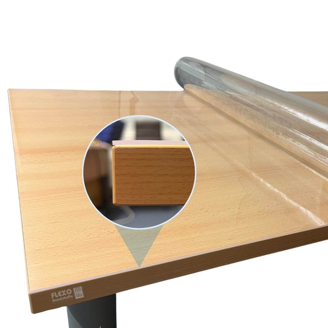 Table Cover Transparent Soft PVC Washable Tablecloth Table Protector (Width: 120 cm, Length: 90 cm)