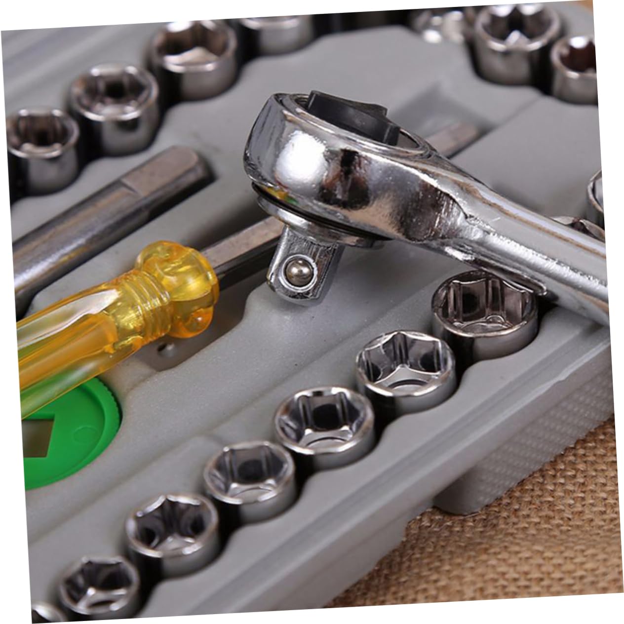 SHINEOFI Kit De Herramientas De Reparación De Automóviles Llaves De Tubo Combinación De Llaves De Tubo Herramientas Manuales De Mango Para Automóviles y Motocicletas