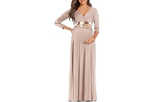 Gorgeous and Serene Baby Shower Dresses for Expectant Mothers