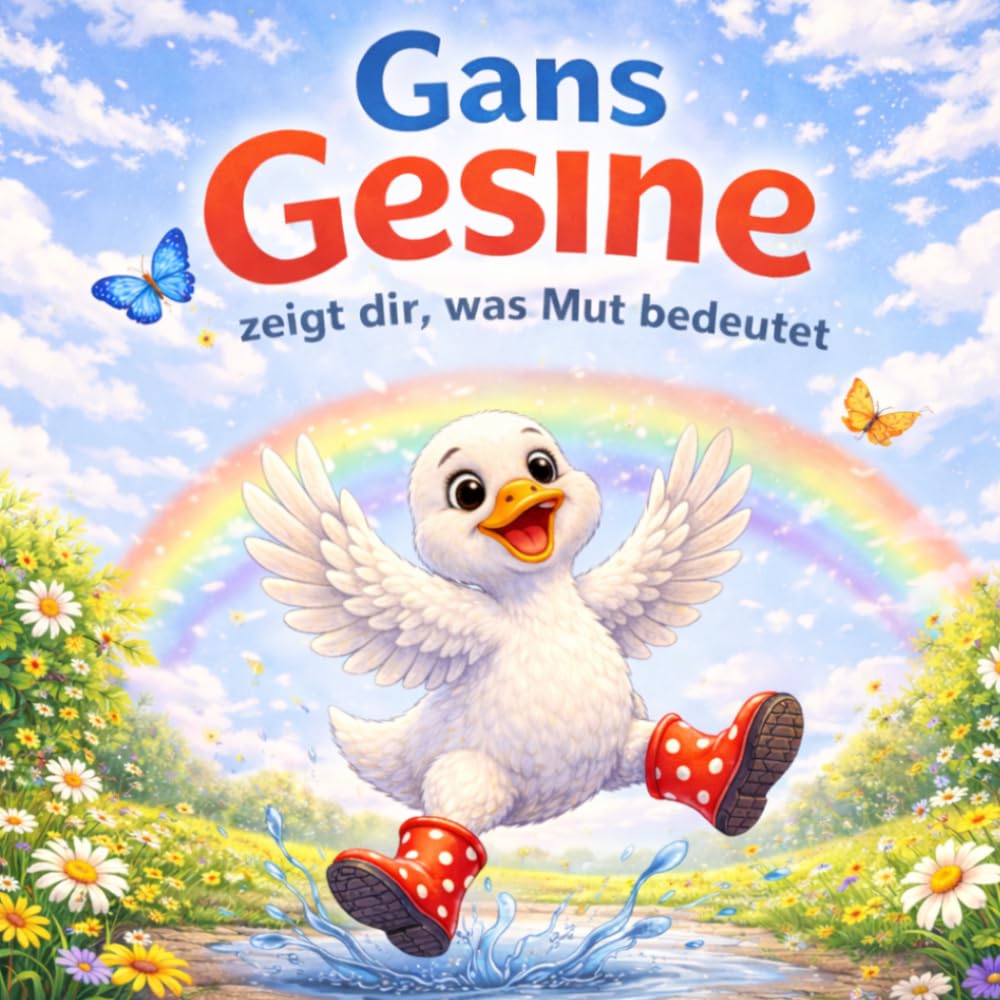 Gans Gesine zeigt dir, was Mut bedeutet: Emotional stärkendes Bilderbuch für Kinder von 3–7 Jahren (Vorschulalter) – über Mut, innere Stärke, Grenzen setzen und selbstbewusst wachsen