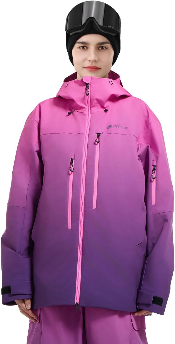 Snowboard Jacket Womens Baggy Ski Coat Waterproof Windproof Insulated Warm Winter Snow Coat