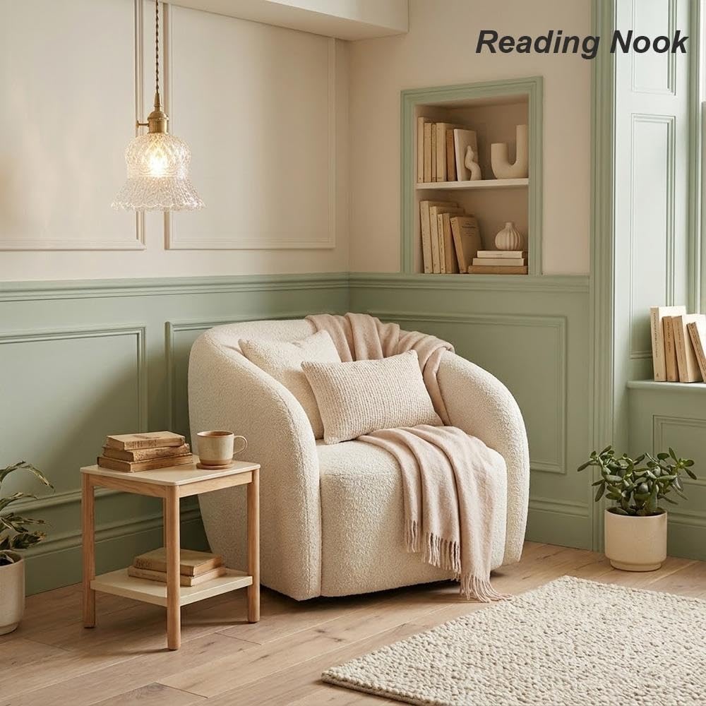 Lampada a Sospensione Vetro Nordica, Lampadario Sospeso Letto