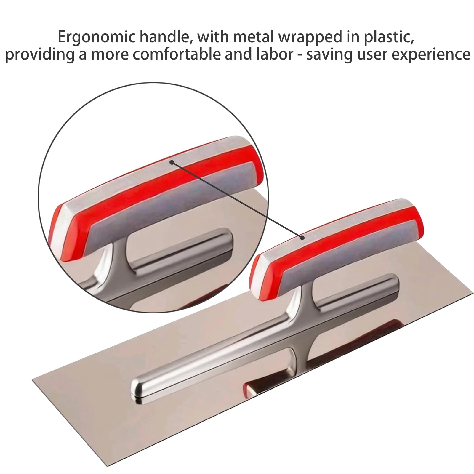 Concrete Finishing Trowel - Stainless Steel Masonry Tool -3 Concrete Finishing Trowel - Stainless Steel Masonry Tool -3