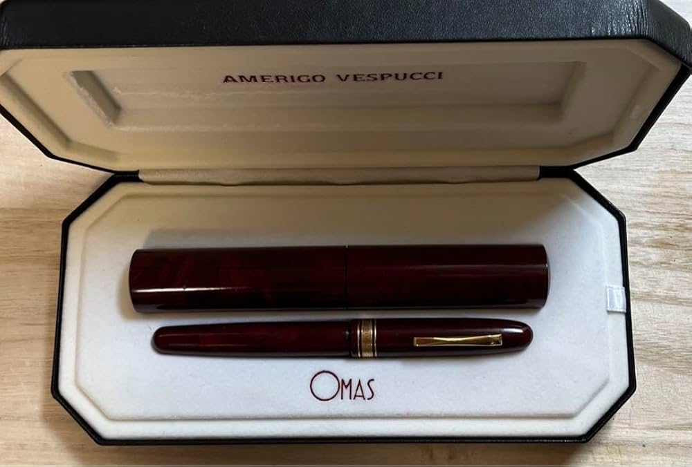 【美品】オマス 万年筆 アメリゴ ヴェスプッチ ＡＭＥＲＩＧＯ ブライヤー オマス 万年筆 アメリゴ・ヴェスプッチ ブライヤー OMAS Amerigo