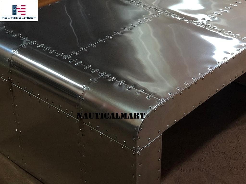 NauticalMart Aviator Coffee Table Desk