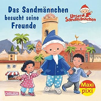 Paperback Maxi-Pixi Nr. 189: Das Sandmännchen besucht seine Freunde [German] Book