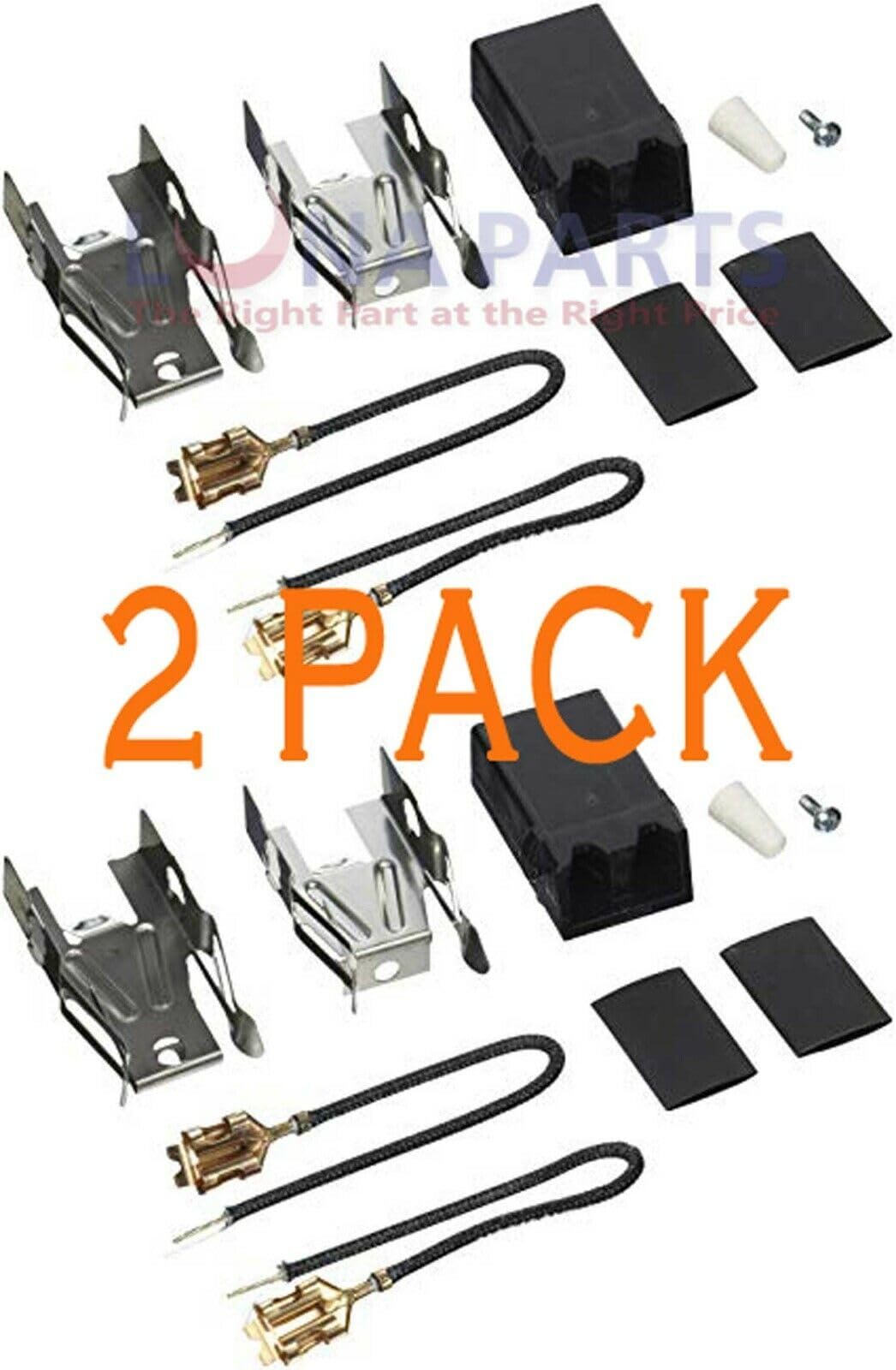 #US Replace Parts for 2-PACK Stove Burner Terminal Receptacle Kit RR117 Replacement for WB17X210 (#acto060325-19547)