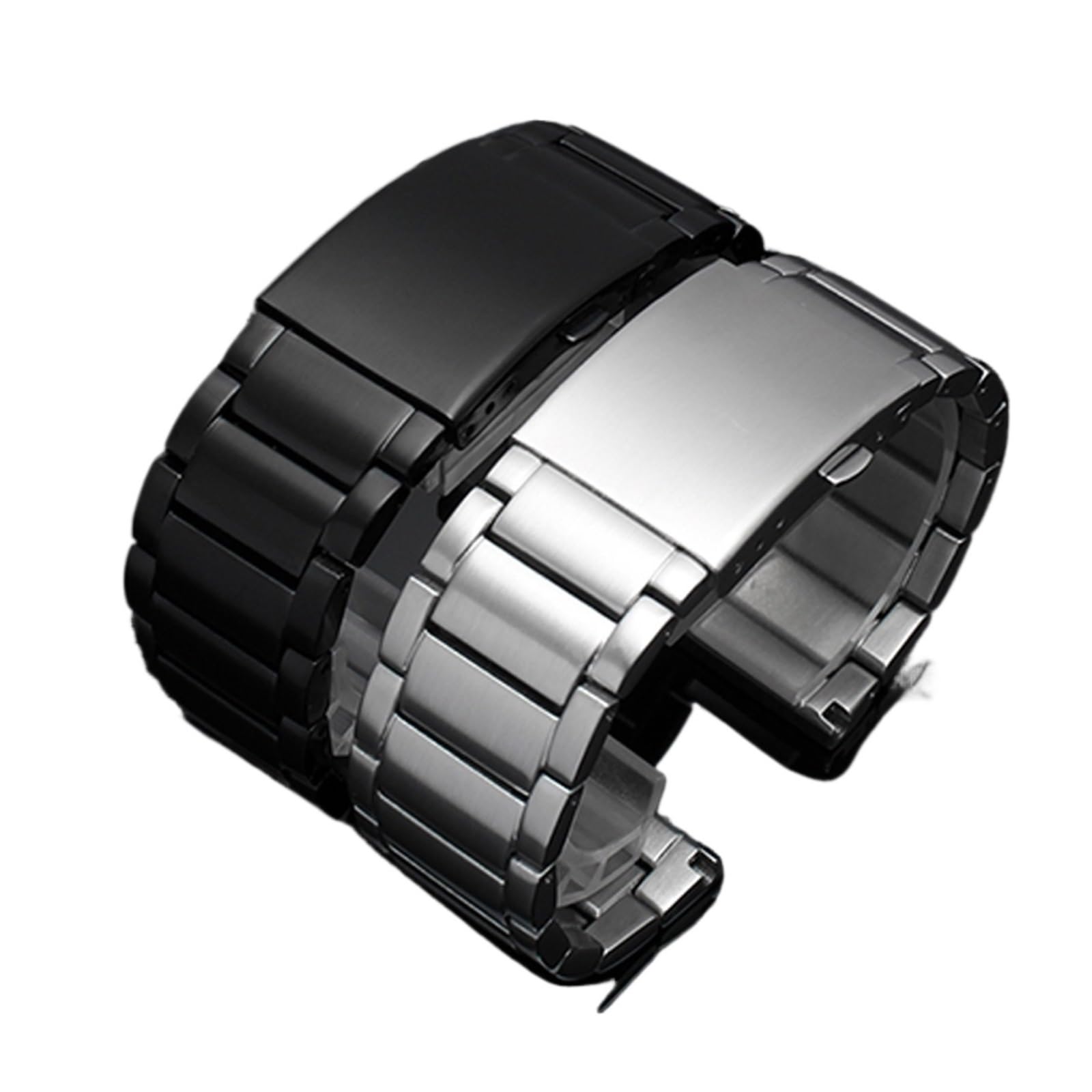 SiChouwz Bracelet En Acier Inoxydable, Métal Solide,Bracelet De Montre