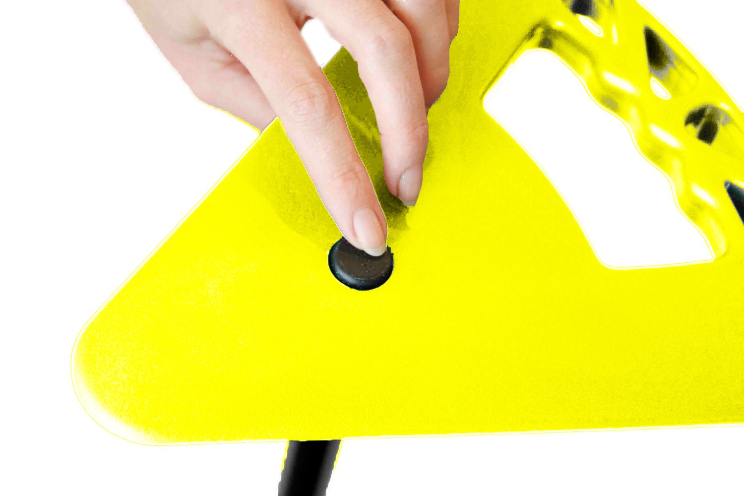 Flipstick Teleskop-Sitzstock faltbar sonnengelb
