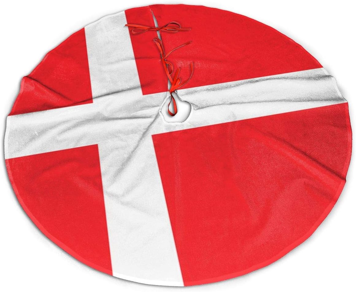 Amazon Com 35 Inch Christmas Tree Skirt Denmark Danish Flag Printed Tree Skirt Christmas Holiday Party Ornaments Home Kitchen Most of denmark's holidays are based around the christian calendar, with christmas, easter and the midsummer festival of saint hans among the most important. 35 inch christmas tree skirt denmark