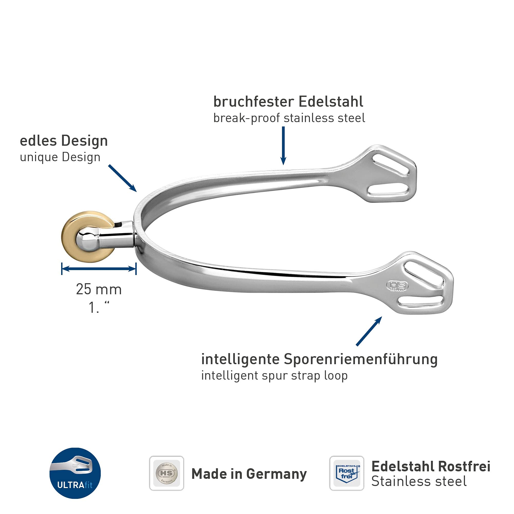 Sprenger - Ultra FIT Sporen Comfort Roller Vertical