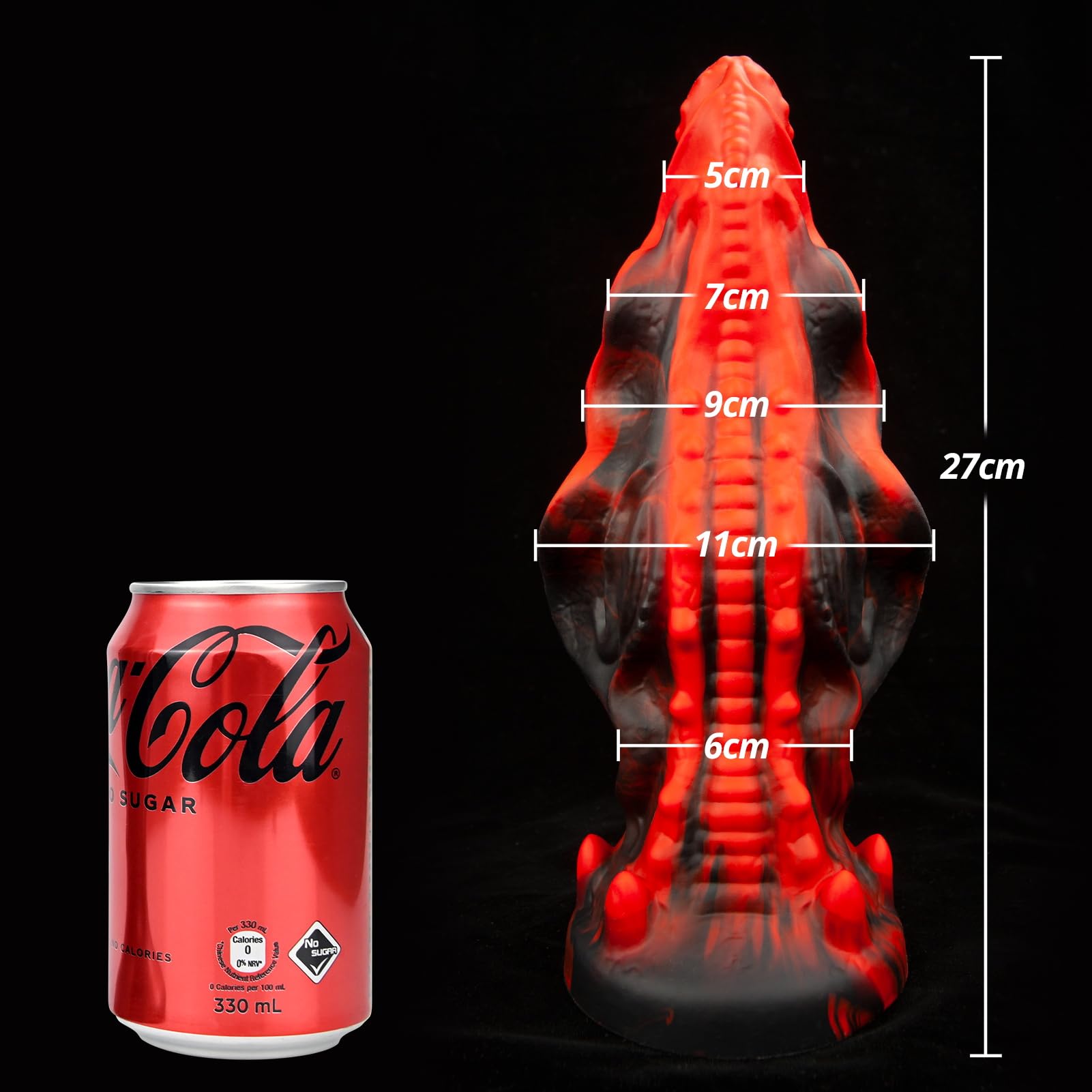 SXOVO Dildo Anale, Dildo Realistico Mostro XXL, Dilatatore Anale per Stimolazione Prostata e Massaggio Vaginale, Fallo Silicone Analesex Toy Sexytoysys Donna Uomo Coppia (L)