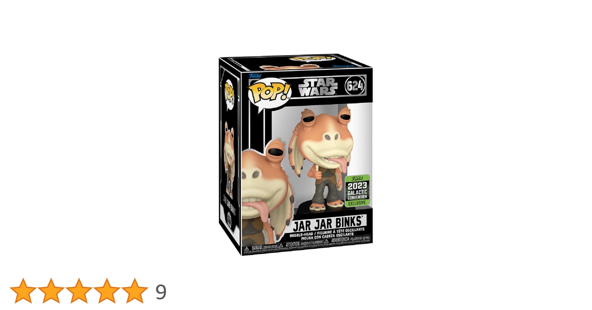 Amazon.co.jp: Funko ポップジャー ジャー ビンクス #624 スター