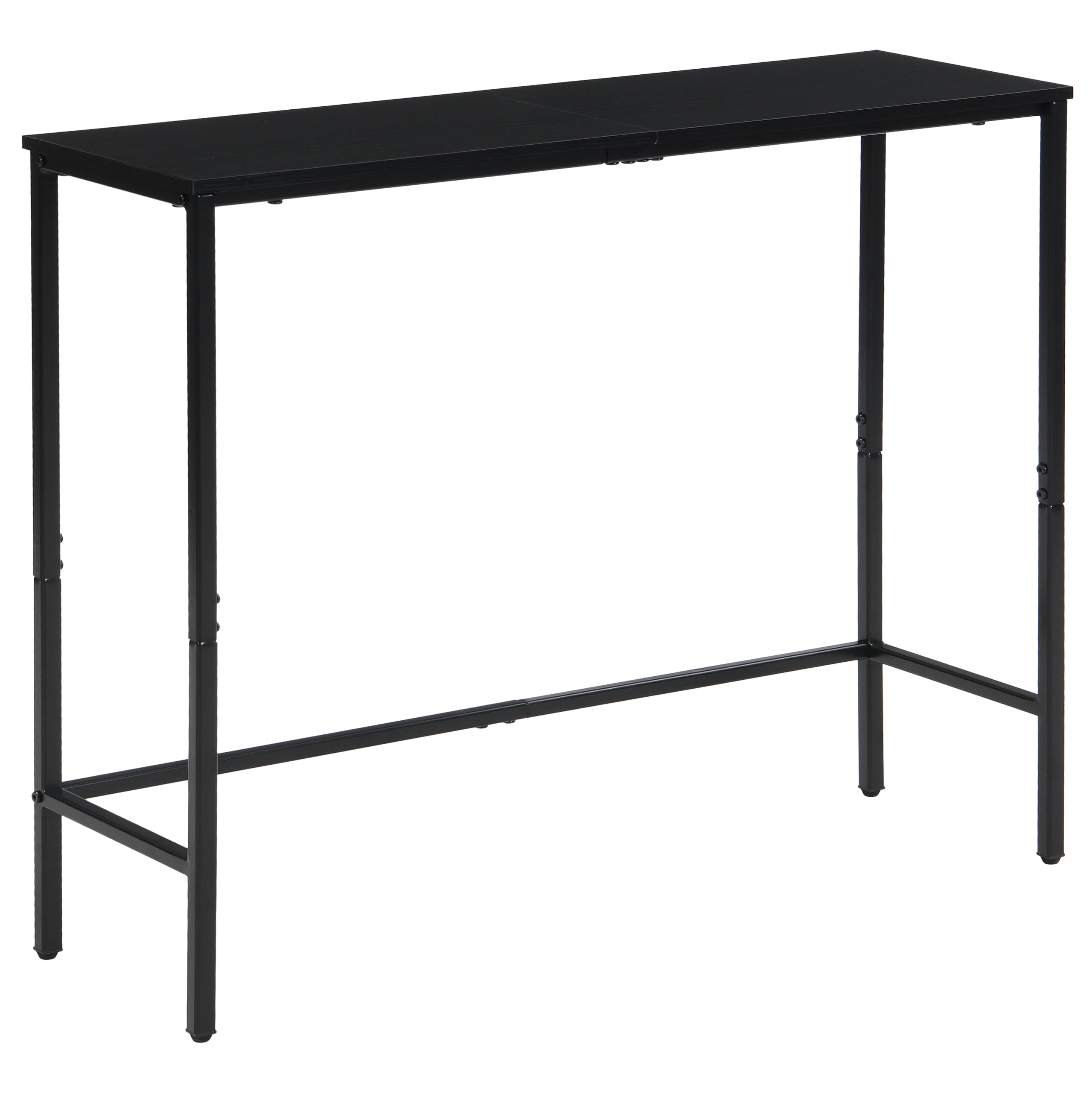 MOF Slim Console Table for Hallway, Entryway & Living Room, Black