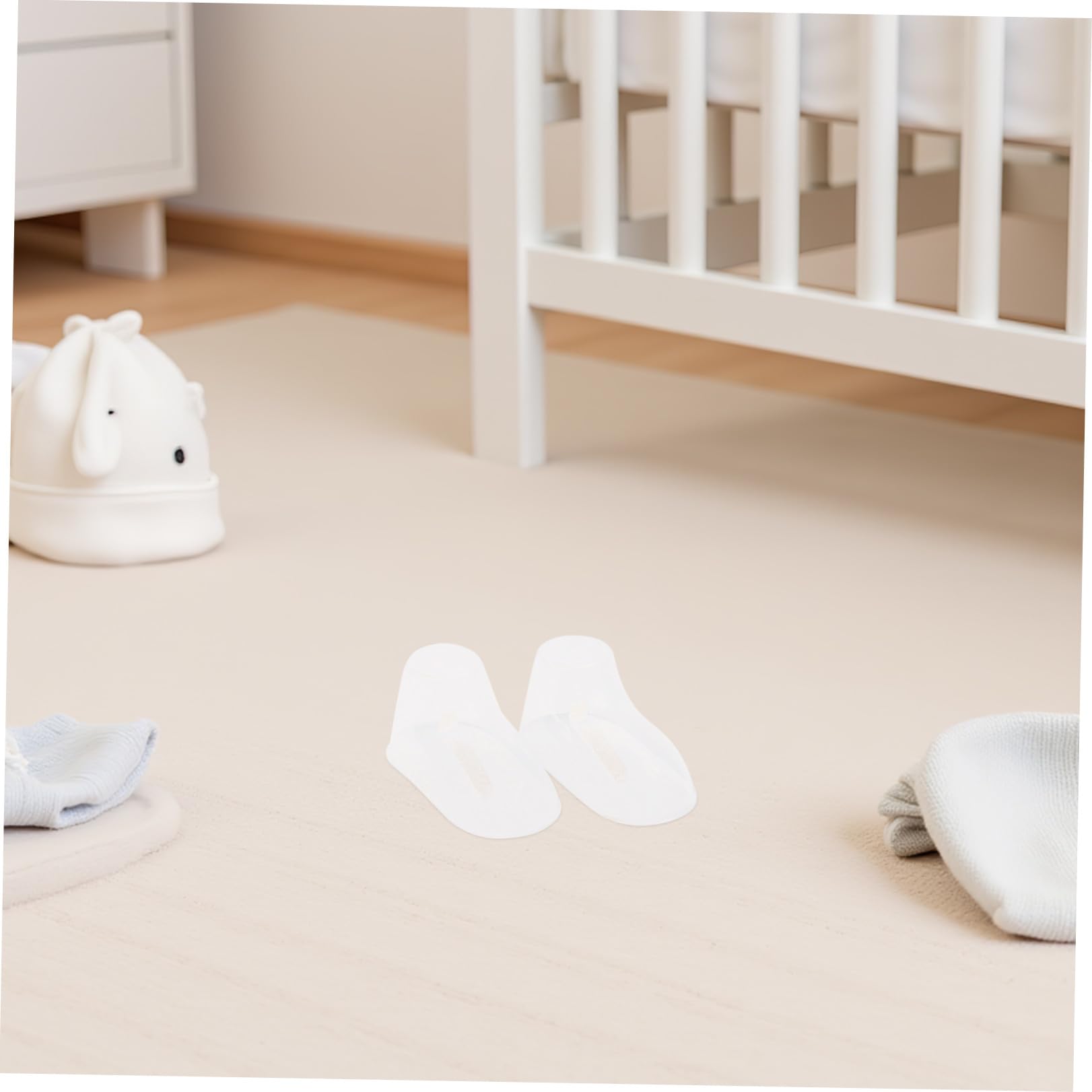 Transparente Kunststoff Babyfüße Schuh Präsentationsständer 100 Stück Schadstofffrei Langlebig für Babysocken und Kinderschuhe Formstabiler Schuhhalter für Schuhdisplays