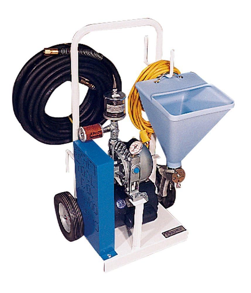 Kraft Tool PC500 Standard Texture Gun, Hopper & Hose w/Compressor