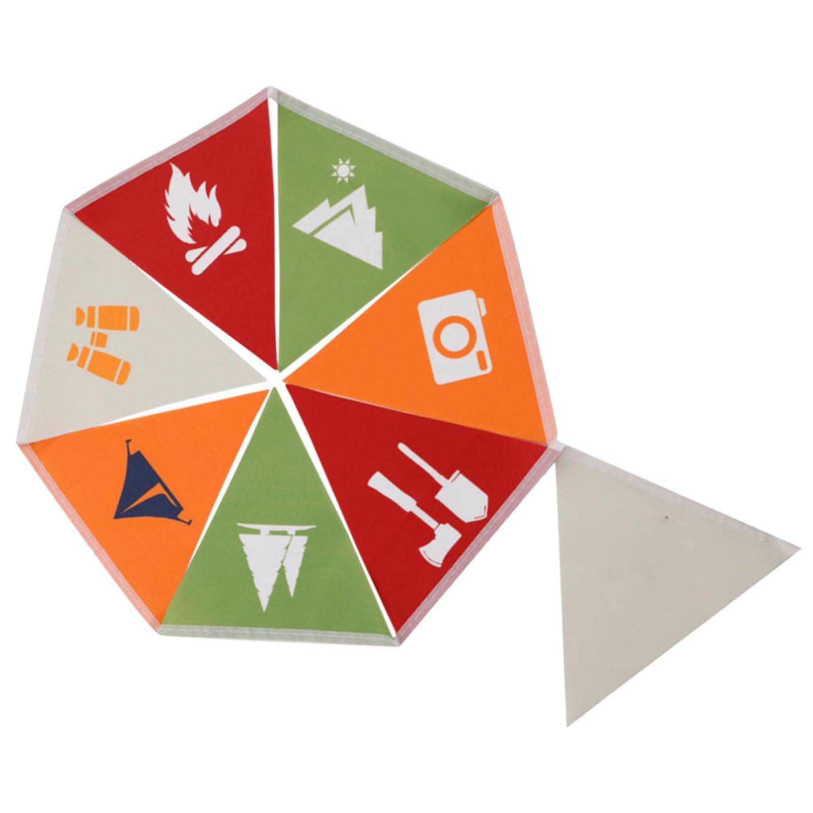 Drapeaux triangulaires en tissu Oxford durable Cabilock pour extérieur