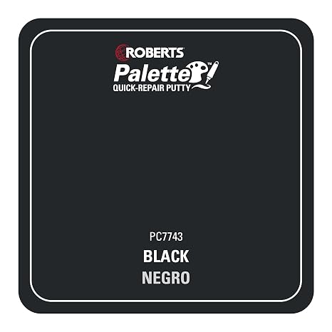 Roberts Palette Quick-Repair Putty for Wood, Laminate & Vinyl - Black
