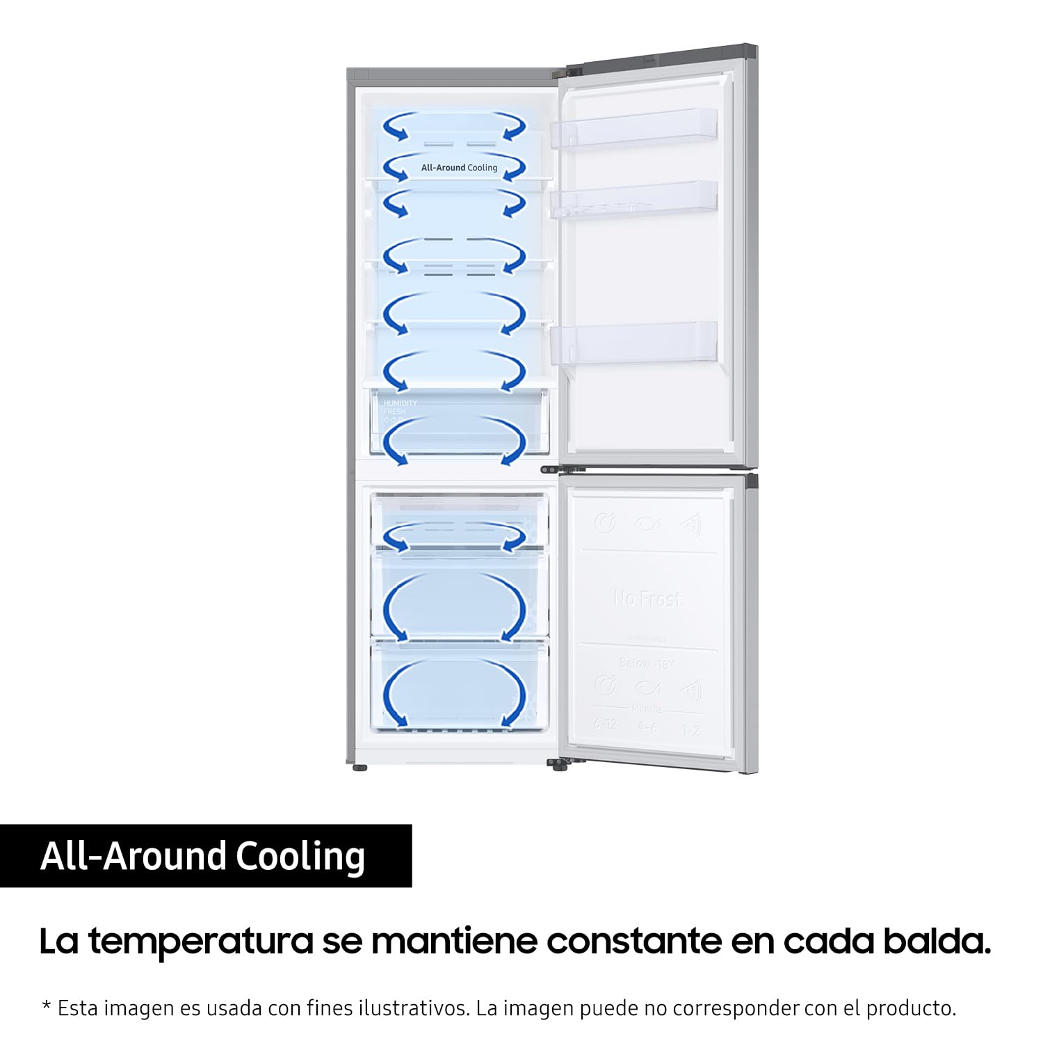 SAMSUNG Réfrigérateur congélateur bas RB34C600CSA