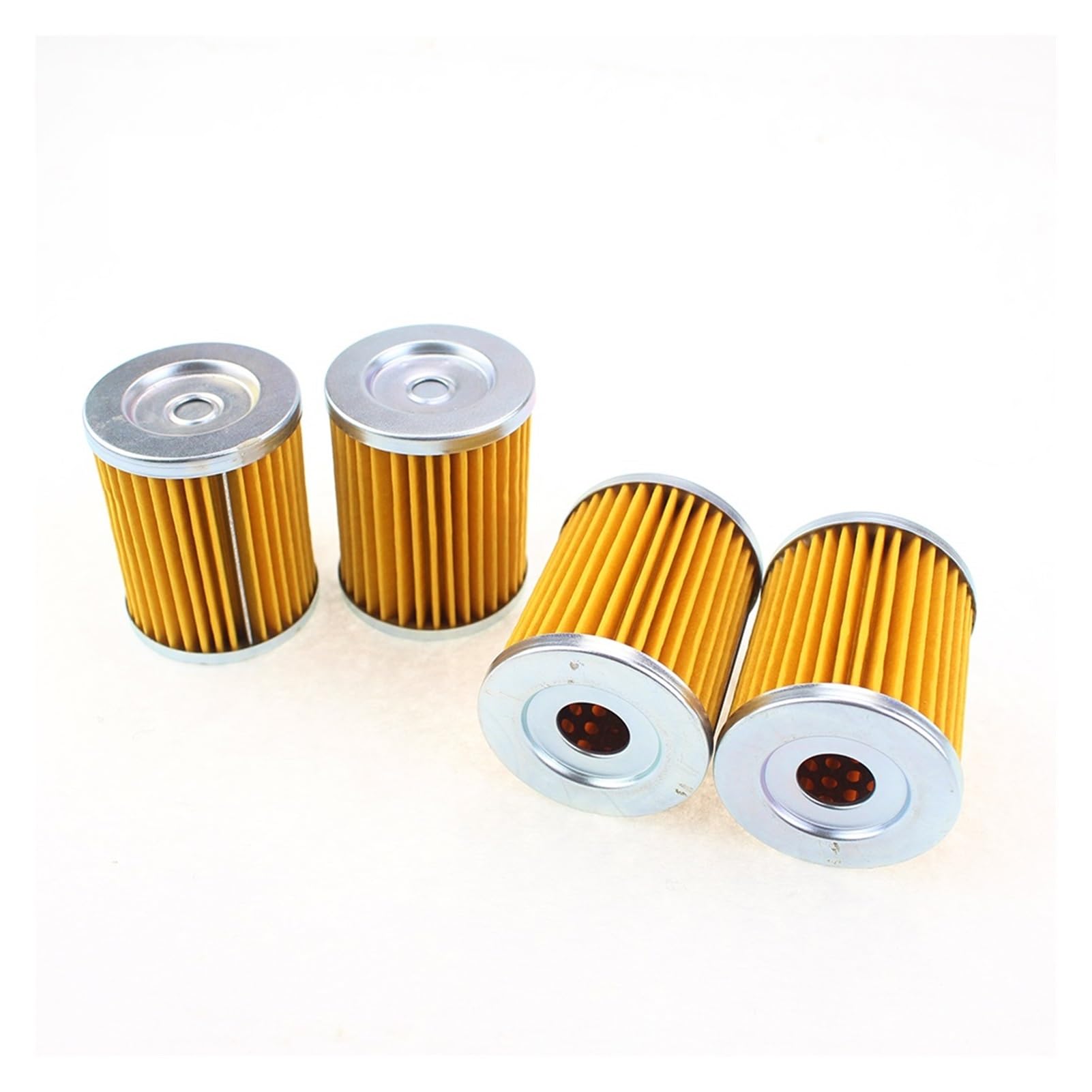 Uspfbcegm 4Pcs Motorcycle Engine Oil Filter For Yp400 Majesty Klx125 An250 An400 Burgman Dr125 Dr200 Rv125 Rv200 Ltf250 Ltf160 Quadrunner(4Pcs)