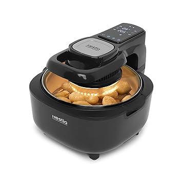 Hestia Appliances 5L Nutri-View Air Fryer, 1100W, See-through window, Aero Smart Technology, 8 Indian Pre