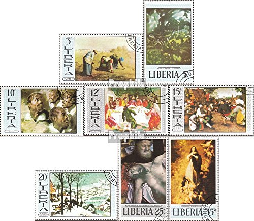 Prophila Collection Liberia 729-736 (Completa Edizione) 1969 Dipinti (Francobolli per i Collezionisti) Pittura