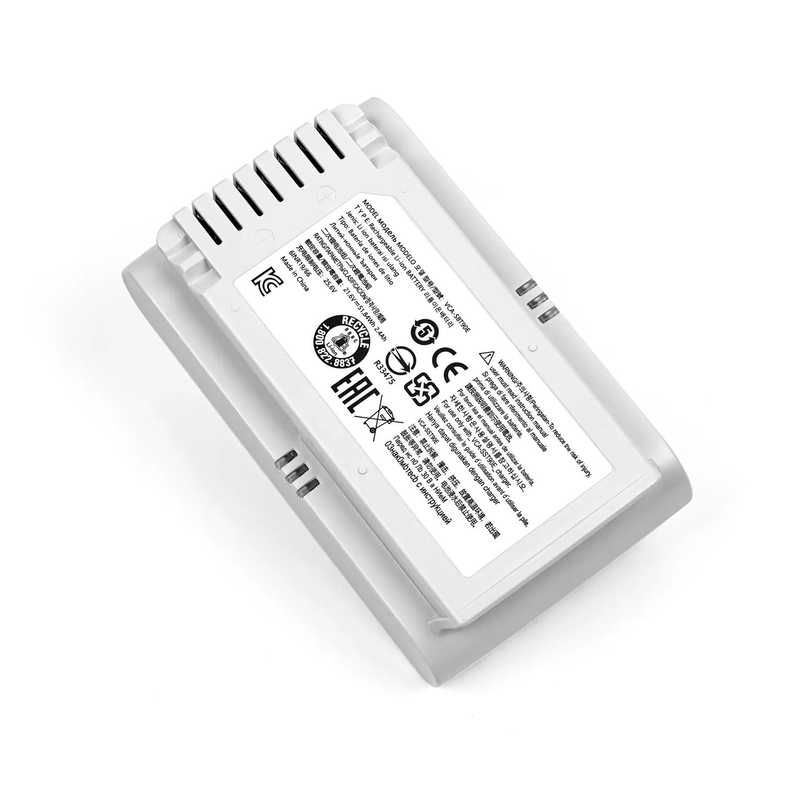 21.6V 2400mAh，Compatible For Samsung JET70 VS15T7032P4 VCA-SBT90E，vacuum Cleaner Battery