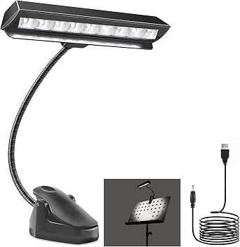 BILY Lampe De Lecture LED Sur Pied Made In France - 3 Niveaux Luminosité, Portable Et Polyvalente