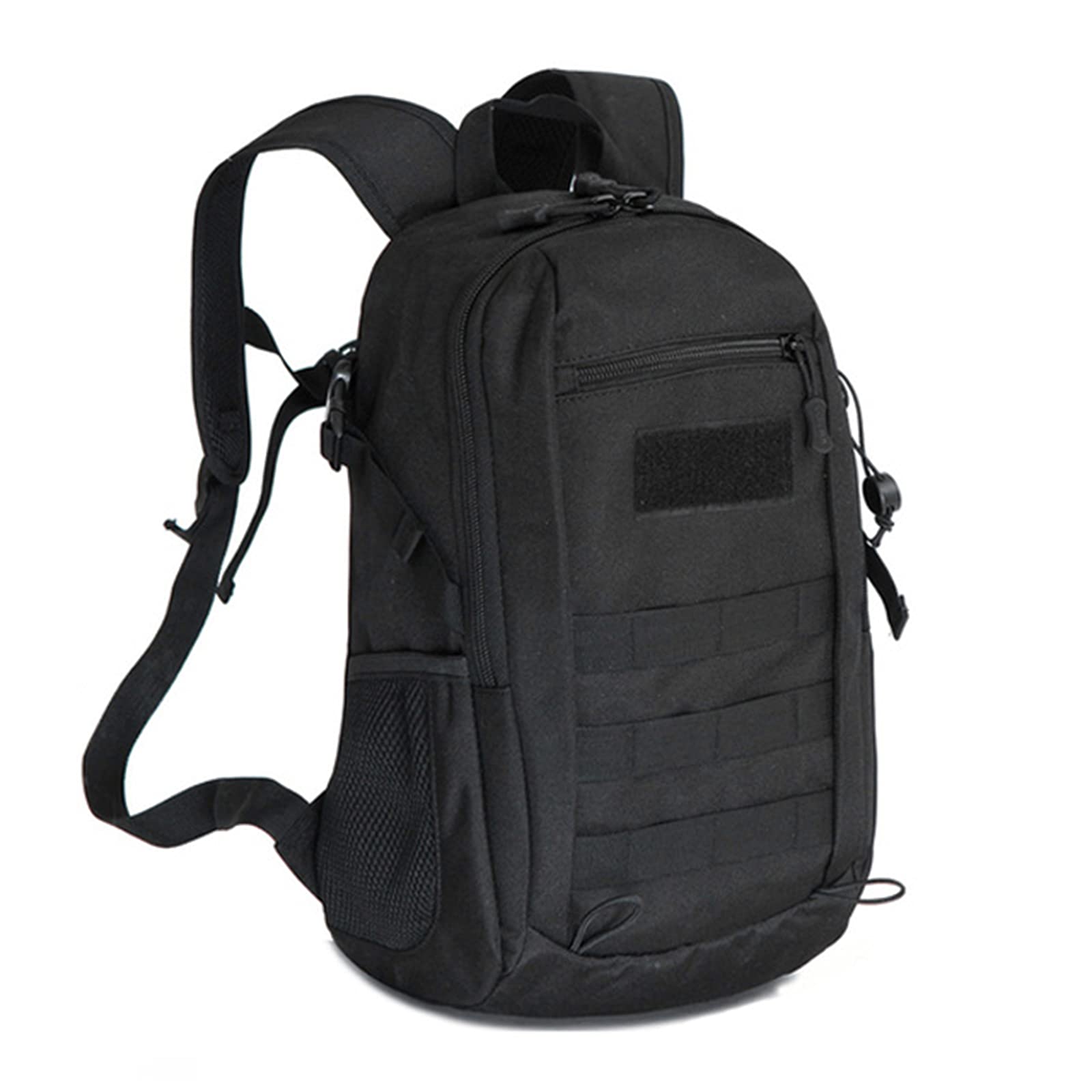 Liuwei Men's Black Travel Cycling Daypack Backpack,15L Mini Military Molle Backpack Rucksack Tactical Assault Pack Bag For Wo Fit Hunting Camping Trekking,