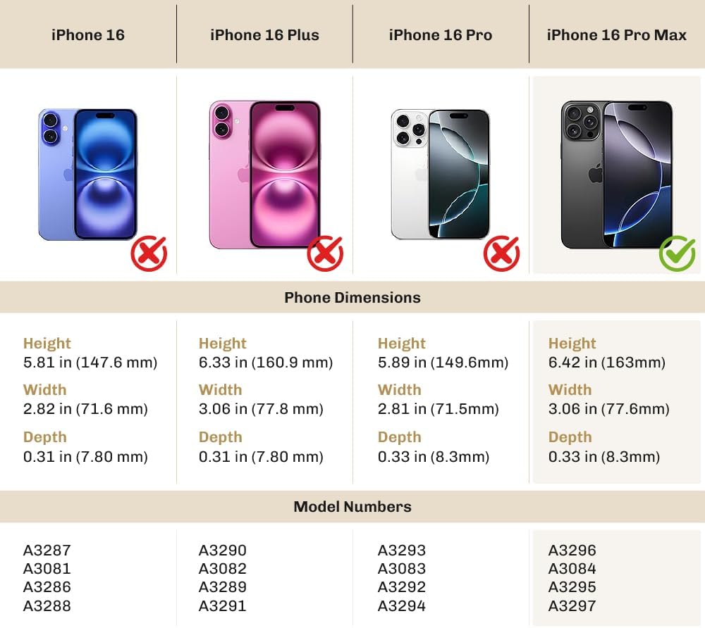 SafeSleeve Wallet Leather Case for iPhone 16 Pro Max EMF Blocker for Cell Phone with 3 Card Holder & Adjustable Stand – Magnetic Closure, and Magnetic Folio Protection for Daily Use (Red) - Image 2