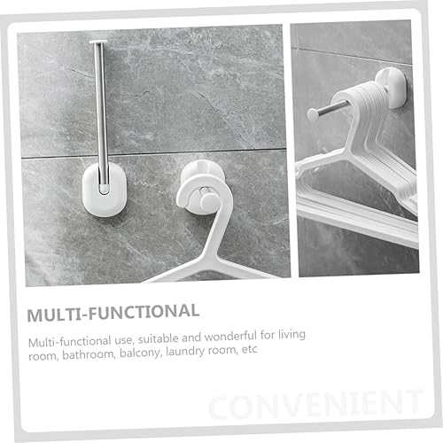 Miniatura 9 de Alipis Apilador de suspensión de acero inoxidable para colgar ropa de pared, soporte para colgar ropa de pared, organizador de ropa