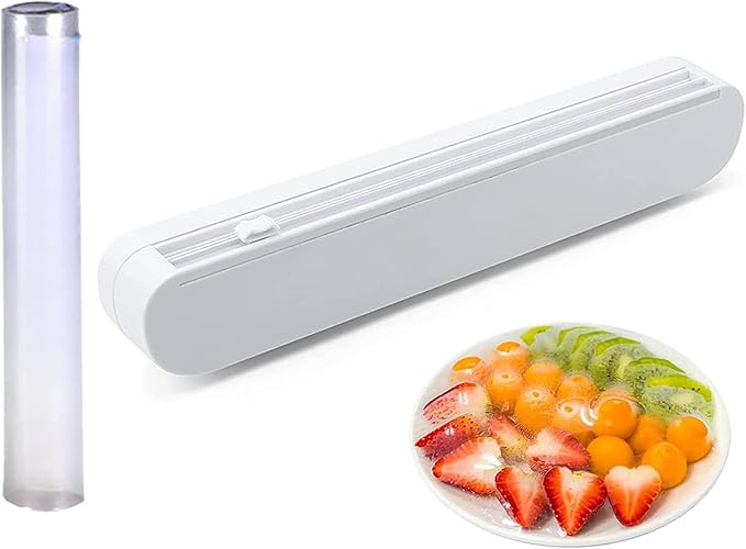 Wrap Dispenser, Plastic Wrap Dispenser with Cutter