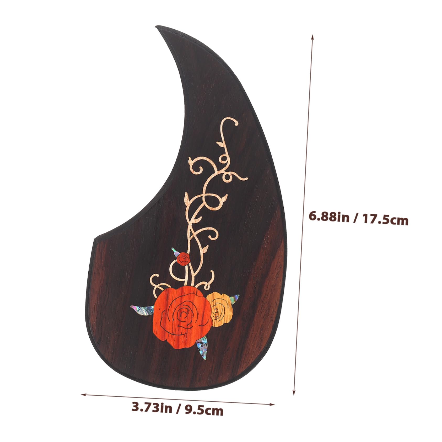 4 Uds Golpeador De Guitarra Eleguitar Guitarra Rosa Pegatinas Pastillas De Guitarra Golpeador Acústico Material Púas De Guitarra Para Guitarra Eléctrica Pegatinas Para Guitarra