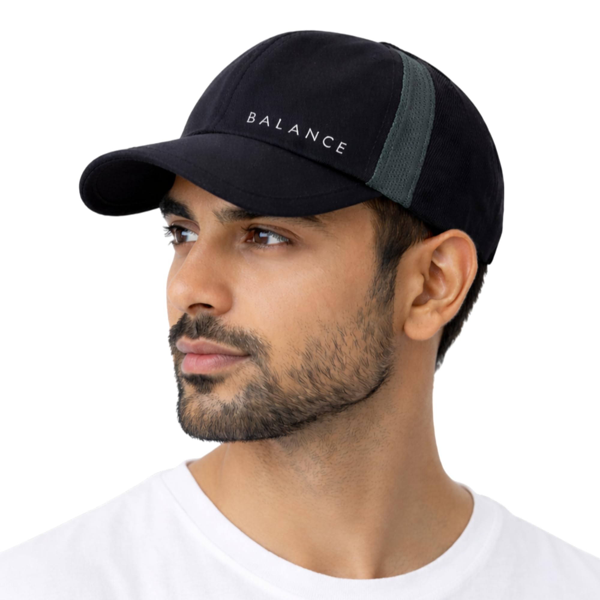 Gildman Classic Baseball Cap Balance Performance Baseball Cap, Black, Mesh Side Panel, Lightweight Sports Hat. Cap for Men and Women [ Black Cap ]-image-9