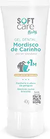 Gel Dental Mordisco De Carinho Soft Care Baby 40g - Para Filhotes de Cães e Gatos (a partir de 1 mês) Para gengiva dos pets