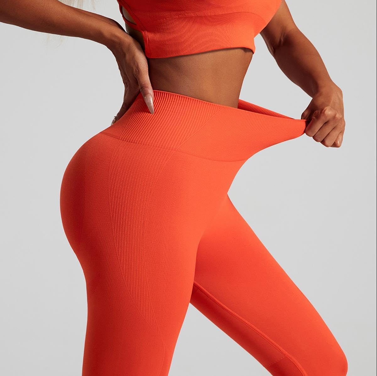 2 Piece Workout Sets for Women Sports Bras and High Waisted Leggings Yoga Outfits Set for Women - Image 5