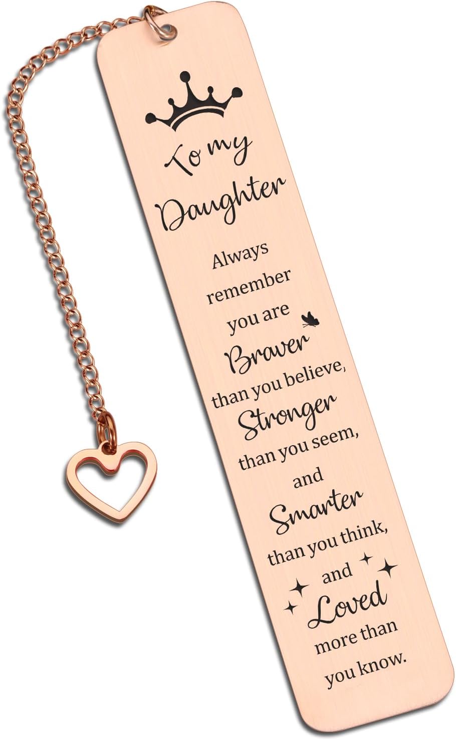 Bookmarks for Daughter Gift from Mom Dad Teen Girl Gifts