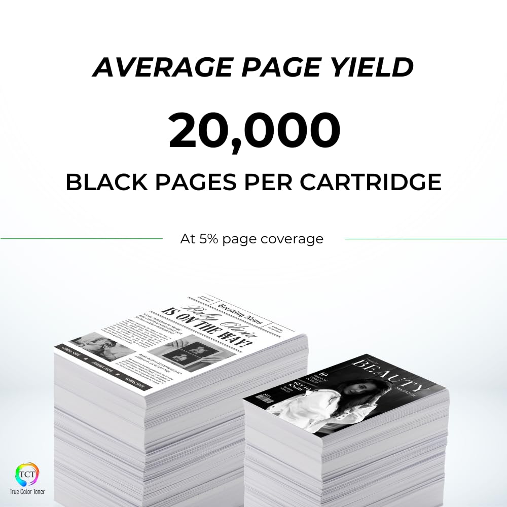 TCT D307E Toner Cartridge - Premium Compatible Replacement for Samsung MLT-D307E Black Extra High Yield Works with Samsung ML-5010ND Printers (20,000 Pages)