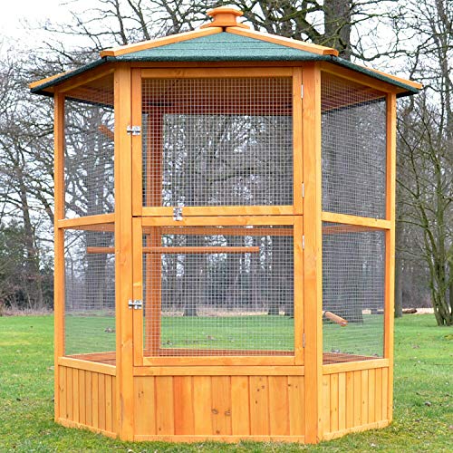 zooprimus Volière Cage à Oiseaux en Bois
