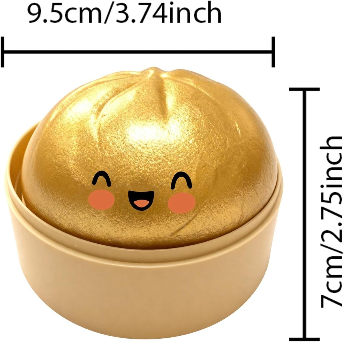 Giant Dumpling Squishy, Sensory Squishy Toy, Rare Pink Glitter Dumpling Toy, Rainbow Dumpling Balls, Sensory Toy, Anxiety Relief, Gentle Decompression Dough