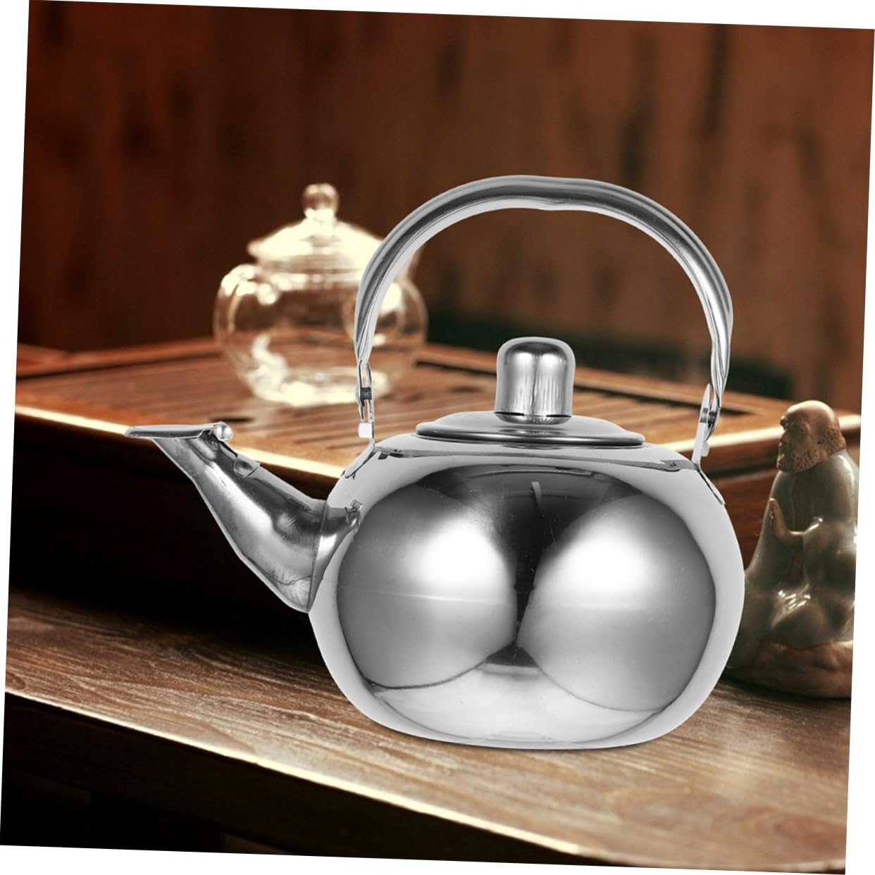 Bollitore 3.5 Litri Nero Bollitore Con Fischietto Voche 3.5L Nero Metallizzato - Acciaio Inox, Per Piano Cottura A Gas E Induzione, Garanzia 3 Anni Bollitore Per Gas Induzione